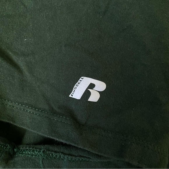 Russell Oregon Ducks green and yellow VNeck tshirt size XL - Picture 5 of 5